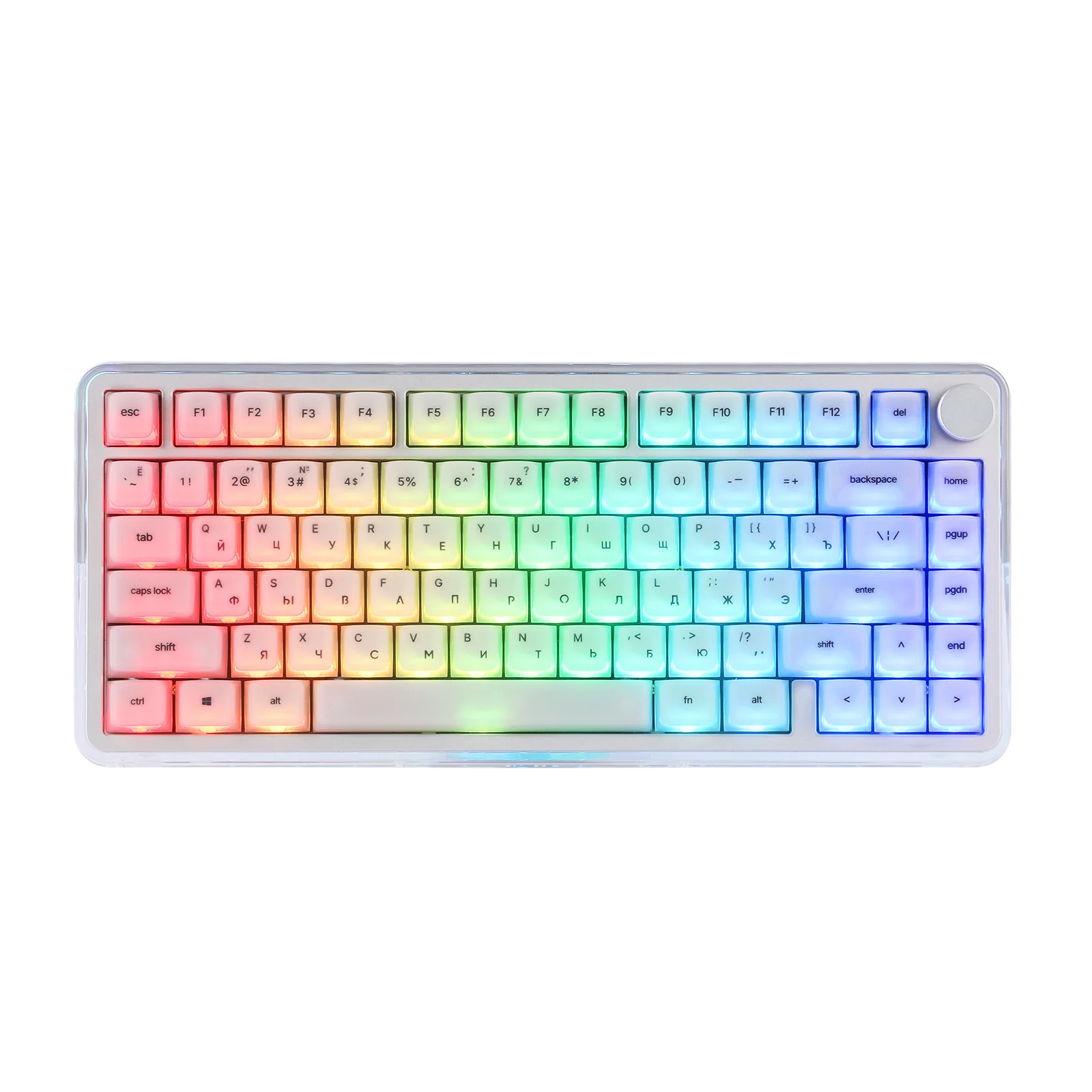 EPOMAKER AegisSil Russian Cherry Profile Keycap Set 113-Key Silicone Material for MX/Kailh/Outemu/Gateron Gaming Keybaord