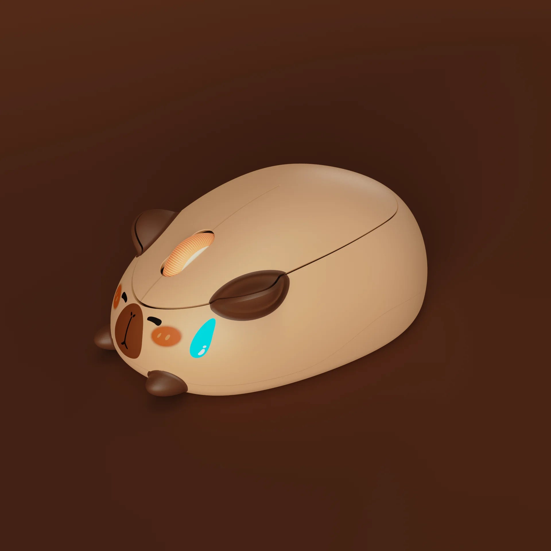 Akko 2.4G Wireless Mouse Cute Cat Capybara Theme Creative Mouse Ergonomic Optical 1200DPI Mini Mice For Office Gaming Mouse