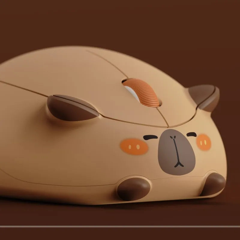 Akko 2.4G Wireless Mouse Cute Cat Capybara Theme Creative Mouse Ergonomic Optical 1200DPI Mini Mice For Office Gaming Mouse