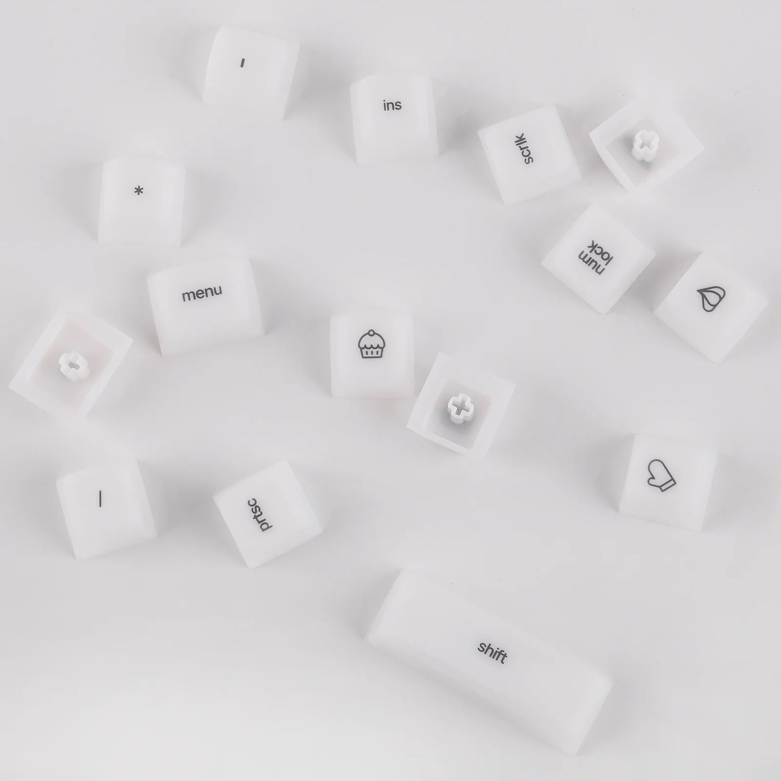 EPOMAKER AegisSil Russian Cherry Profile Keycap Set 113-Key Silicone Material for MX/Kailh/Outemu/Gateron Gaming Keybaord