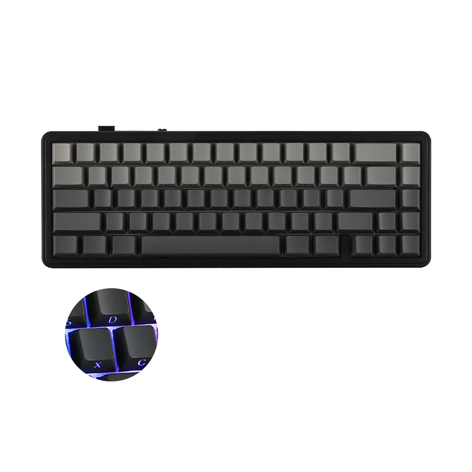 EPOMAKER x AULA F65 65% Layout Hot-Swap Gasket-mounted Wired/Bluetooth/2.4G Wireless Mechanical Keyboard for Mac/Win
