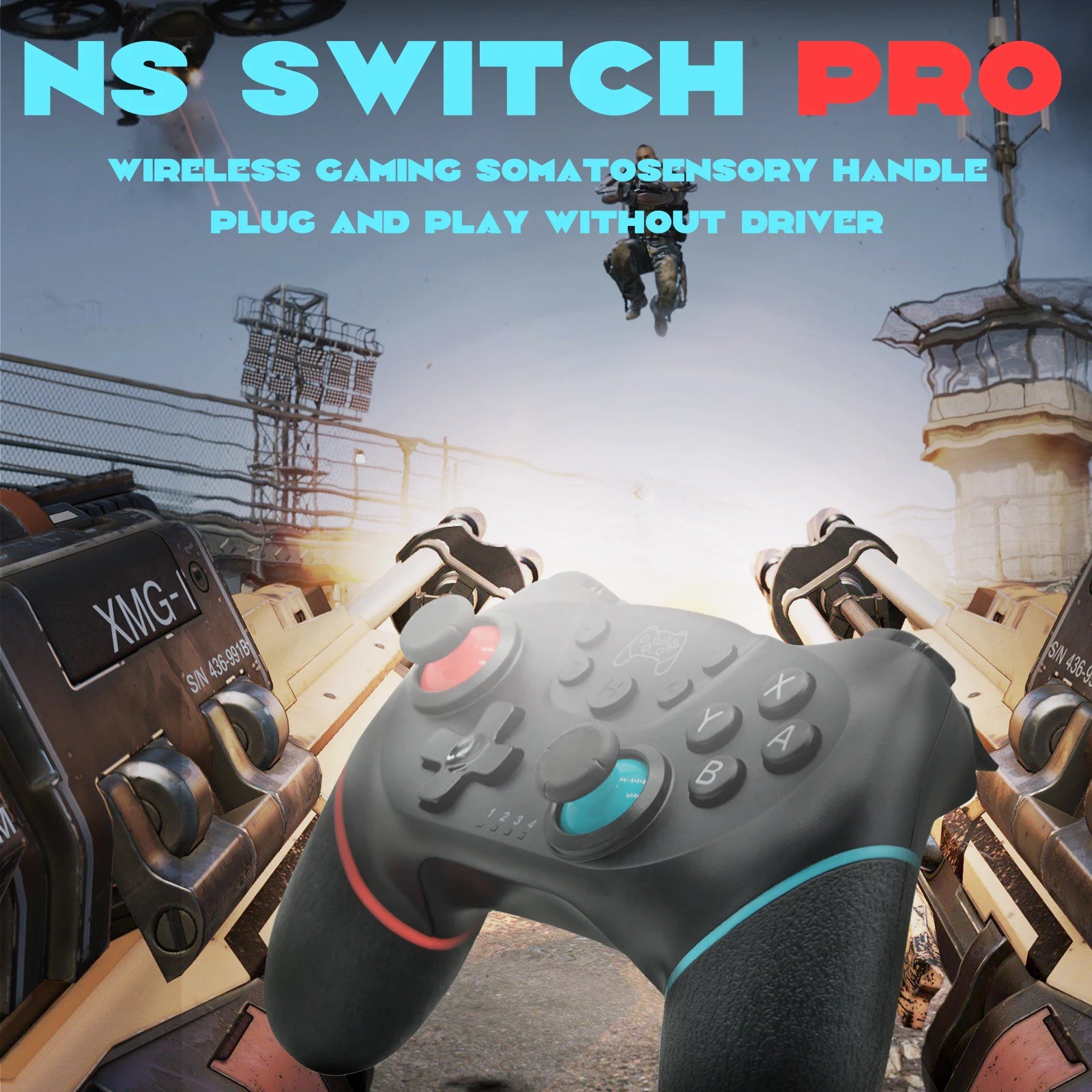 Control Bluetooth Wireless USB for Nintendo Switch & OLED Lite Controller Gamepad Joystick Game Pad PC Command Trigger Game Kit